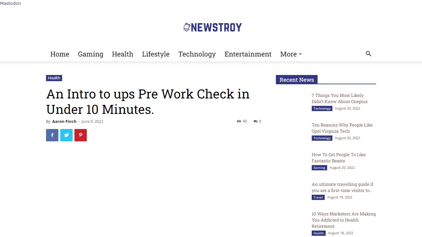 An Intro to ups Pre Work Check in Under 10 Minutes.